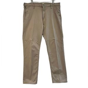 Levis Signature Jeans Men’s 36x32 Athletic Khaki Stretch Straight Fit Tan Pants